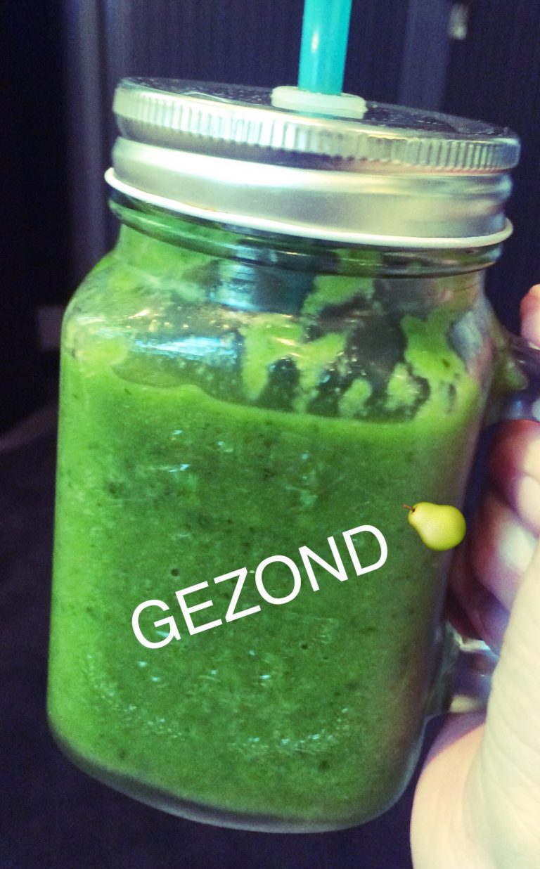 groene smoothie peer&spinazie